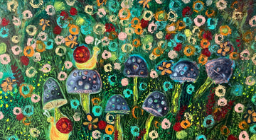 Mushrooms and snails
